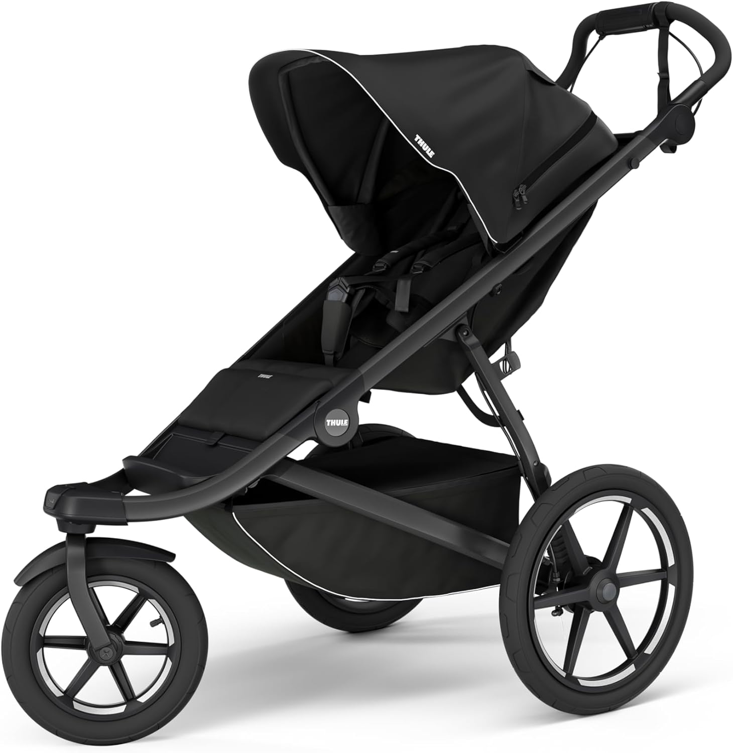 Thule Urban Glide 3 Single Child All-Terrain Stroller, Full-Suspension System, Air-Filled Tires, Upright seat with Adjustable Recline and Built-in legrest Thule Urban Glide 3 Single Child All-Terrain Stroller, Full-Suspension System, Air-Filled Tires, Upright seat with Adjustable Recline and Built-in legrest
