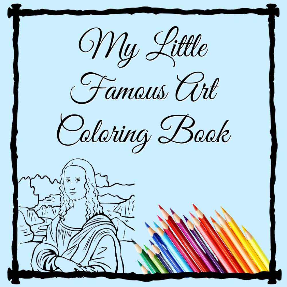 My Little Famous Art Coloring Book (Pocket Sized Creativity)