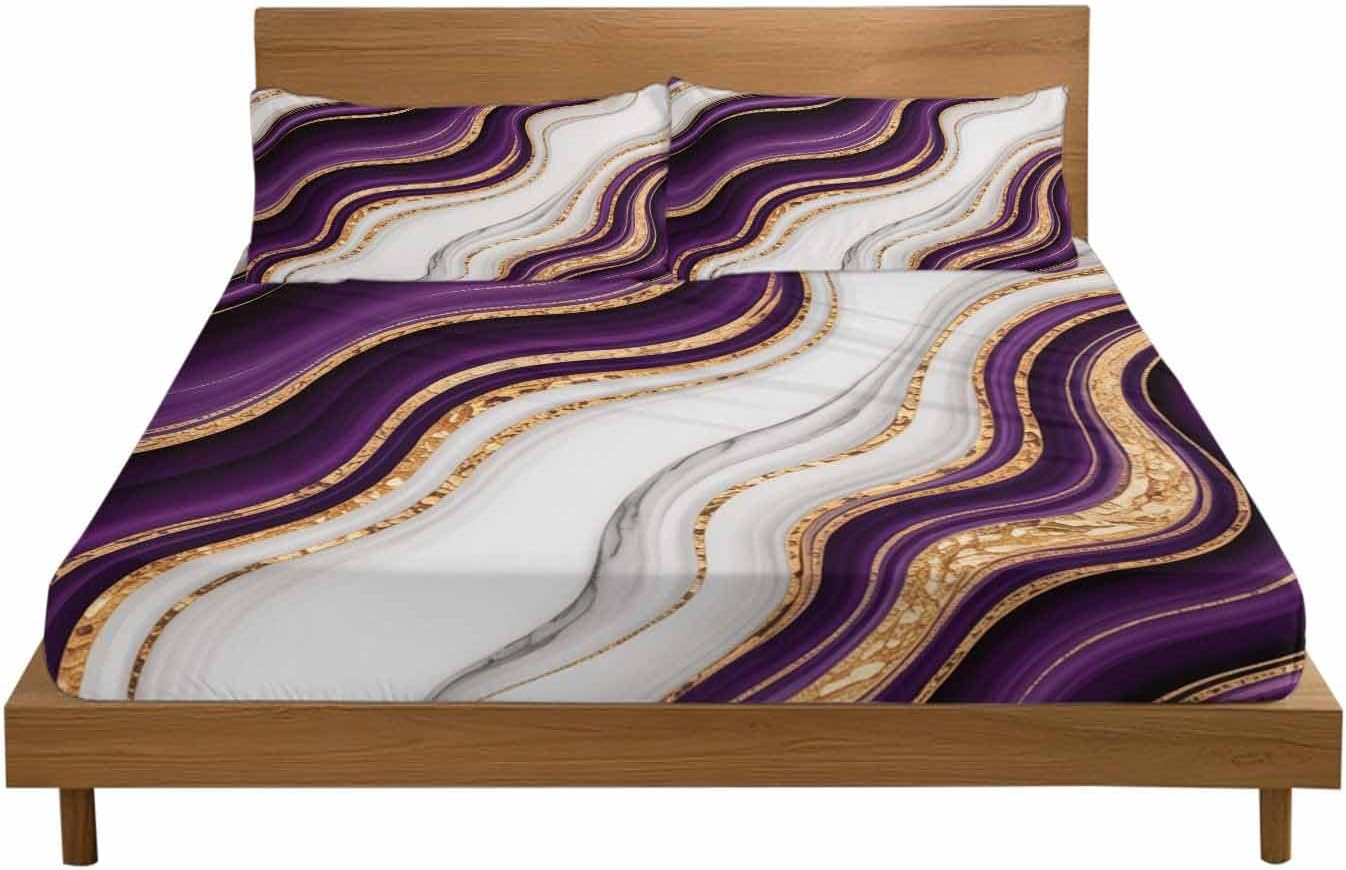 Nyunylyer ボックスシーツ ベッドシーツ ベッドカバー シーツ やわらかニット マットレスカバー 肌に優しい 洗える ゴムタ