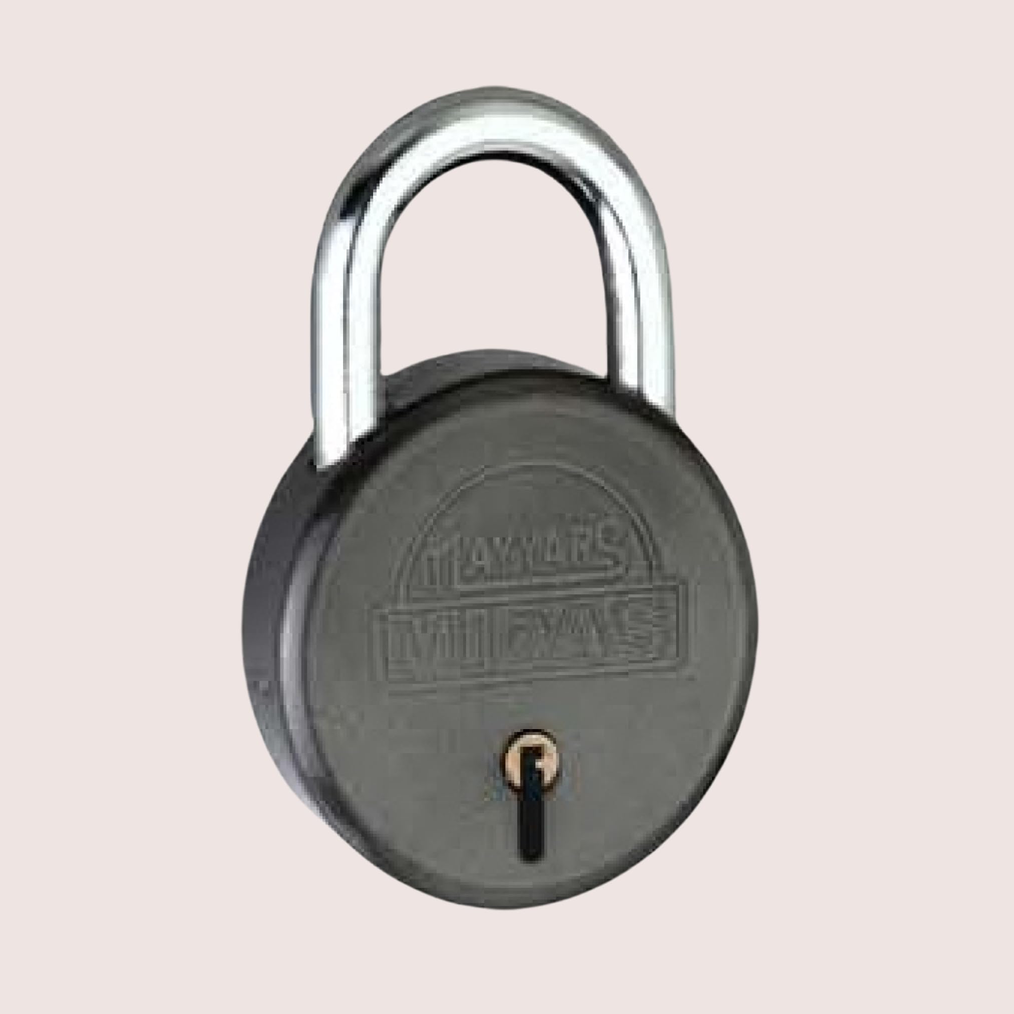 Midas Heavy-Duty 40mm Black Round Padlock with 7-Lever Security & 3 Iron Keys ? High-Security Lock for Home, Office, and Travel, Pack of 1-picture-55