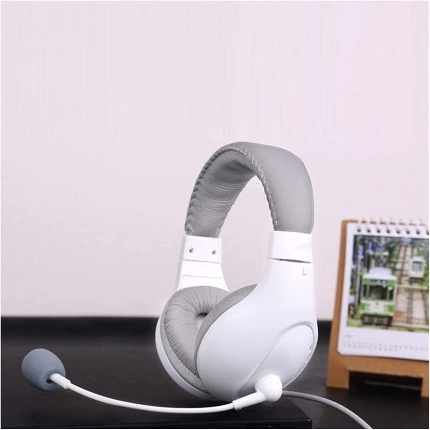 Cuffie con cancellazione del Rumore, Cuffie Over-Ear con Microfono Integrato for chiamate Chiare