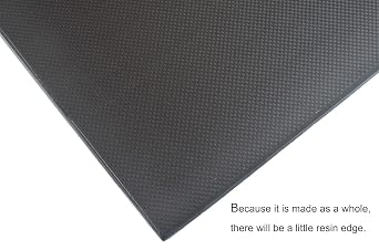 Carbon Fiber Plate Sheet 500mmx400mmx5.0mm Plain Matte Surface