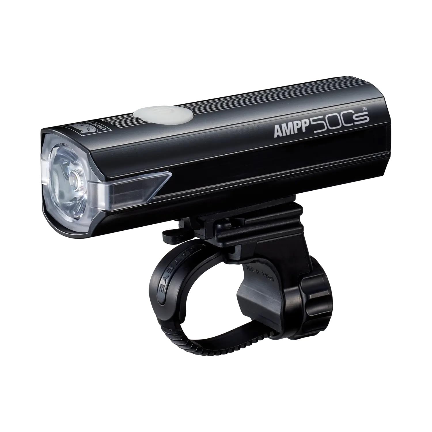 CATEYE AMPP USB Rechargeable Bike Light – High Visibility Super Bright OptiCube™ Headlight for Commuters, Road Cyclists & Mountain Bikers, Day & Night Riding Modes, IPX4 Waterproof, Tough & Durable