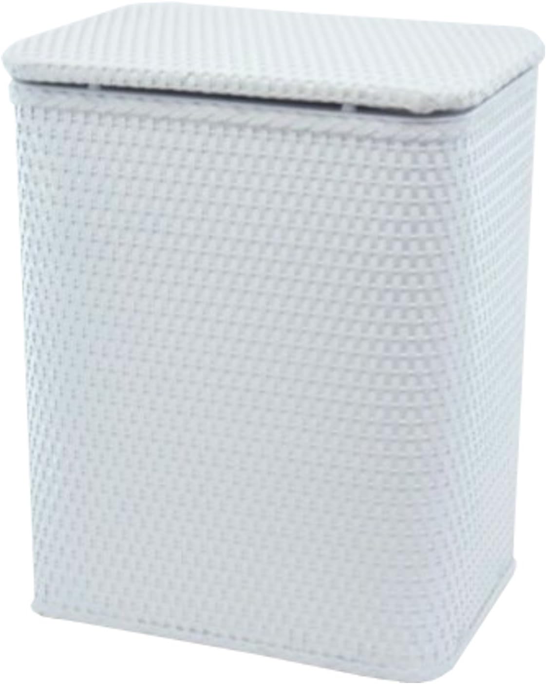 Redmonusa Redmon Chelsea Pattern Wicker Nursery Hamper, Blue
