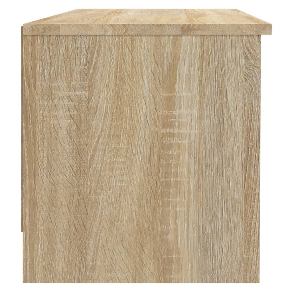 Générique Szafka pod telewizor Drewno Ingenierie 102x35,5x36,5 cm | Przechowywanie DVD, przegroda i półki, wytrzymały blat na książki
