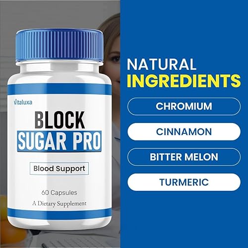 Miniatura 5 de Paquete de 5 cápsulas Block Sugar Pro, suplemento BlockSugar Fórmula avanzada en sangre máxima fuerza, BlockSugarPro Black Pills Premium Support