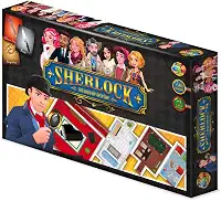 GGB Plast Jogo de Tabuleiro Investigação Detetive Sherlock, 7+ anos, 2 a 6 jogadores
