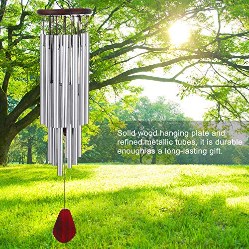 Memorial Wind Chimes for Outside - 27 Tubes Handmade Wind Chimes, Indoor Outdoor Soothing Melodic Tones, Amazing Windows Yard Decor, Mom's Best Gifts, Patio Porch Garden Backyard