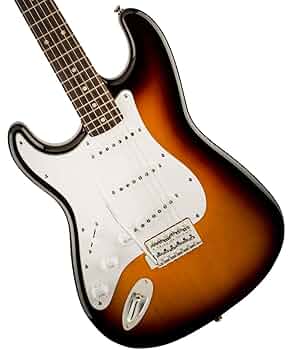 Squier レフティ Affinity ストラトキャスター サンバースト 左 Amazon | Squier by Fender エレキギター Affinity Series