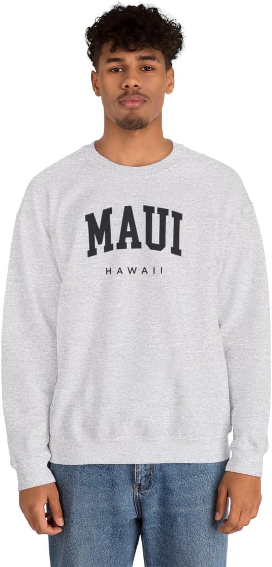 Maui Hawaii Adult Unisex Crewneck Sweatshirt - Image 3
