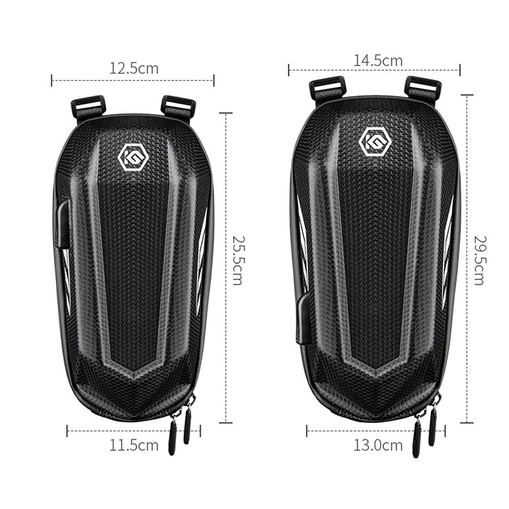 Sacoche Trotinette Electrique Sac de Suspension Avant imperméable à Quatre Sangles Stockage Fixe Accessoire de Scooter électrique Sac Trotinette Electrique (Color : M)