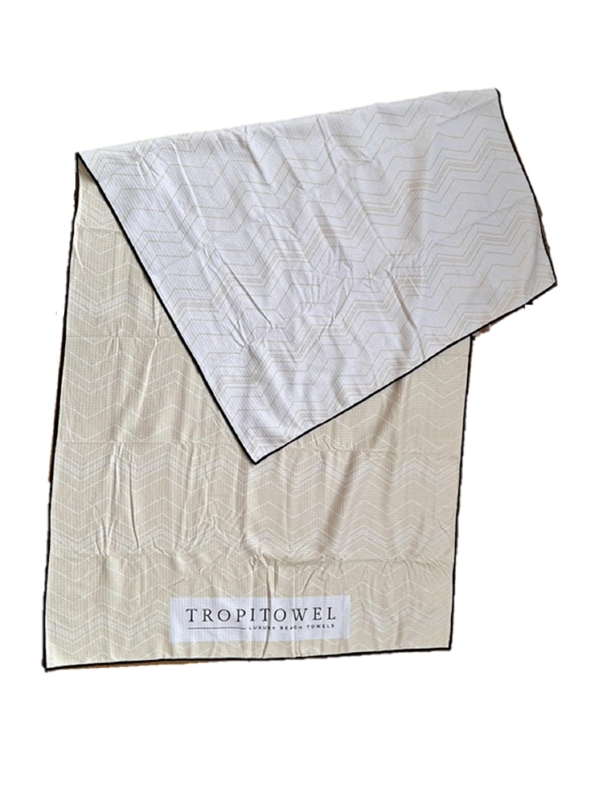 RB INTERNATIONAL Beach Towel with Bag, Microfiber Waffle Construction Double-Sided. Sand-Free, Quick-Dry - Image 4