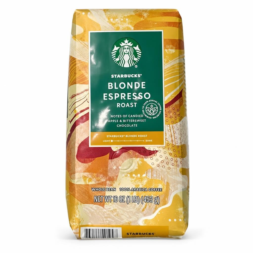 Blonde Espresso Roast (1 lb) Light Roast Whole Bean Coffee
