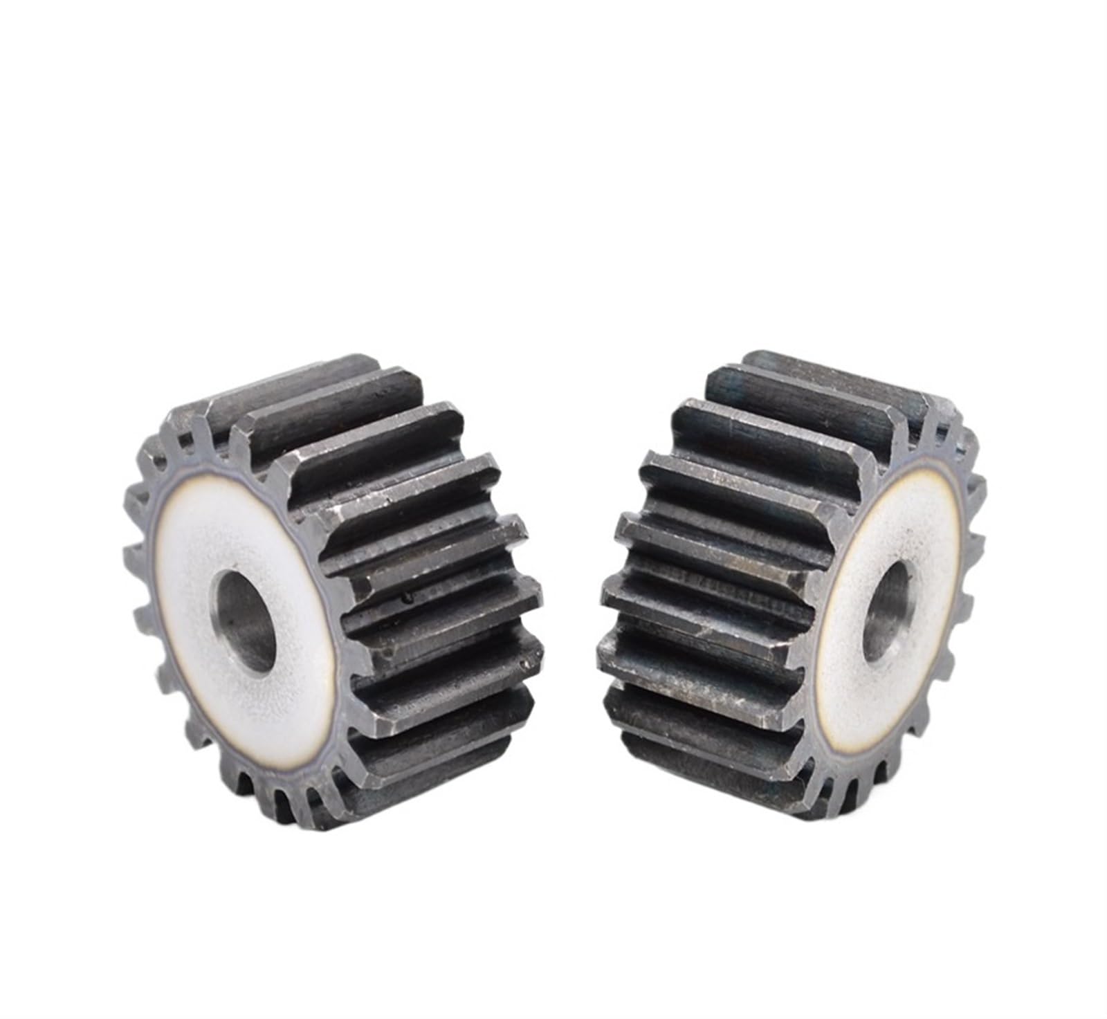 Bevel Gear Pinion Hardware Mechanical 1pcs 2M 12T-27T Cylindrical Flat Gear 2Mod Pinion Spur Gear 12 13 14 15 16 17 18 19 20 to 27Teeth Steel Mechanical Drive Gears(21 Teeth)
