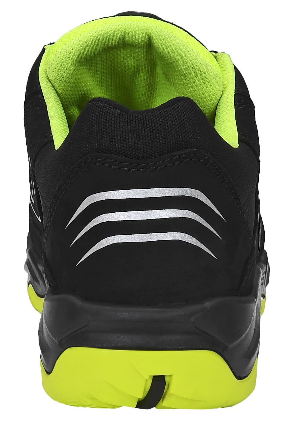 ELTEN Buty ochronne AMBITION BOA Low ESD S2, męskie, skóra/tkanina, stalowy nosek, lekkie, sportowe, czarne/żółte, rozmiar: 45