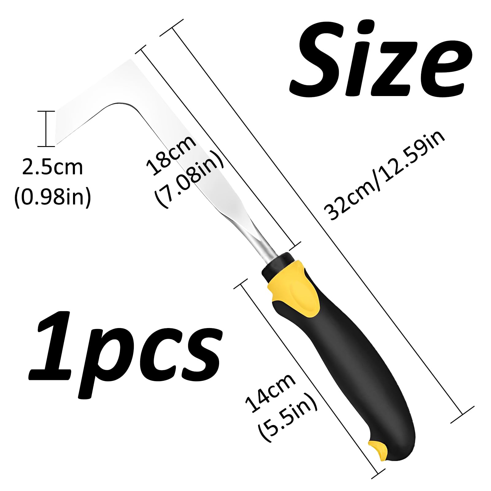 Estirpatore Manuale Per Erbacce In Acciaio Inox - Rimuove Radici Con Facilità | Attrezzo Giardinaggio - Foto 12