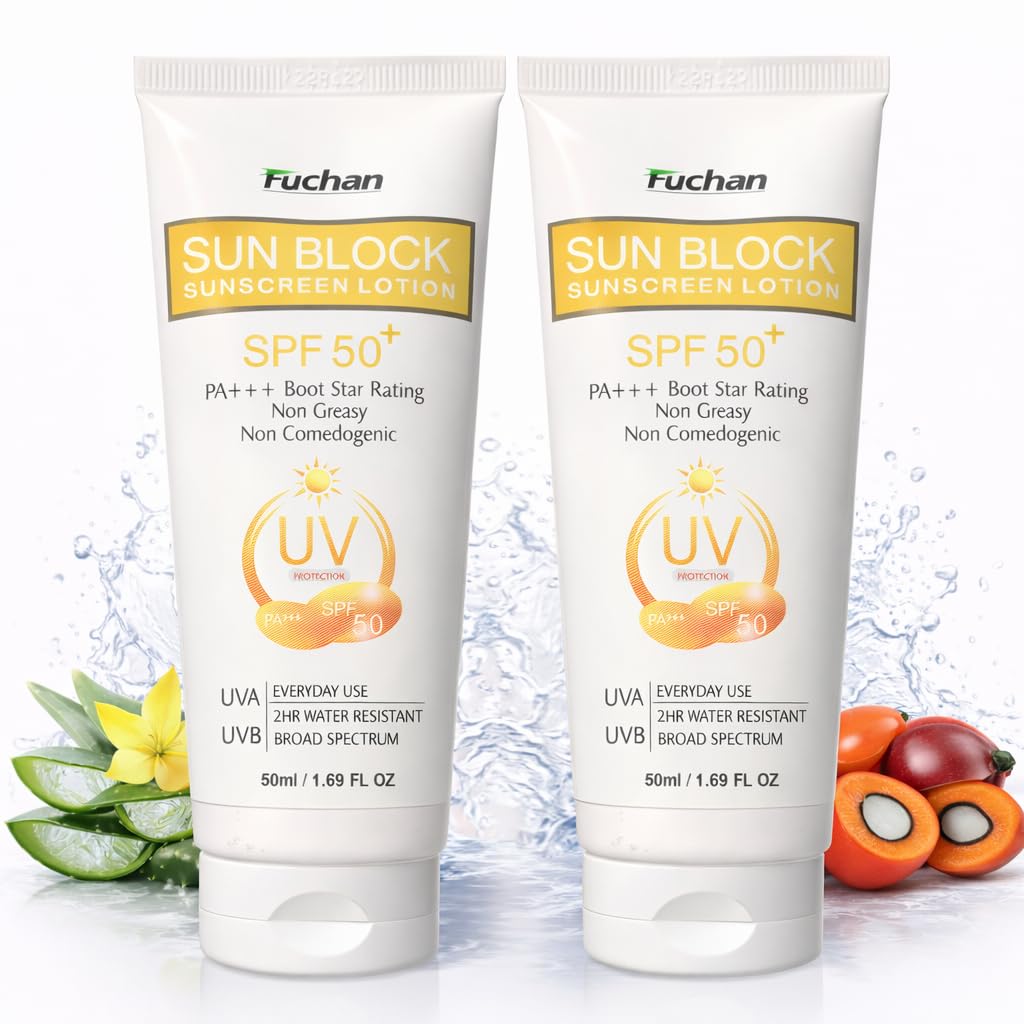 Sun Block SPF 50 For Broad Spectrum UV A, B & Blue Light