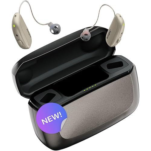 Jabra Enhance Select 700 Clinic-Quality OTC Hearing Aids, Licensed Audiology Services Included, Bluetooth LE Audio & Streaming for iOS/Android, Nearly Invisible & Comfortable, Sand