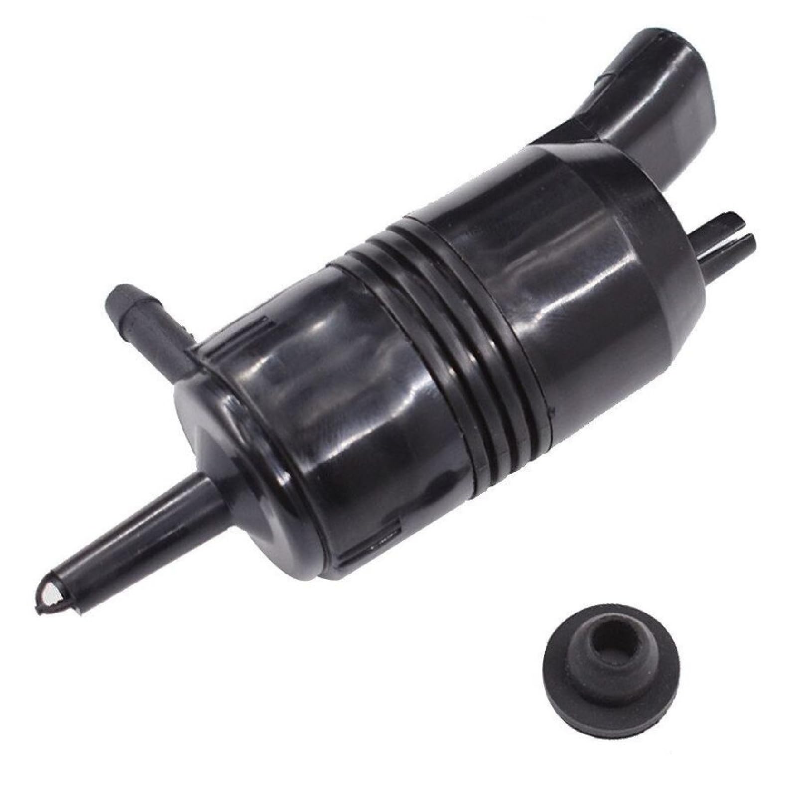 DINGTONG Windshield Washer Pump w/Grommet Compatible with Chevrolet Camaro Blazer C1500 Silverado 1500 Replacement for GMC Yukon Sierra 1500 Replaces 22127652 22127653