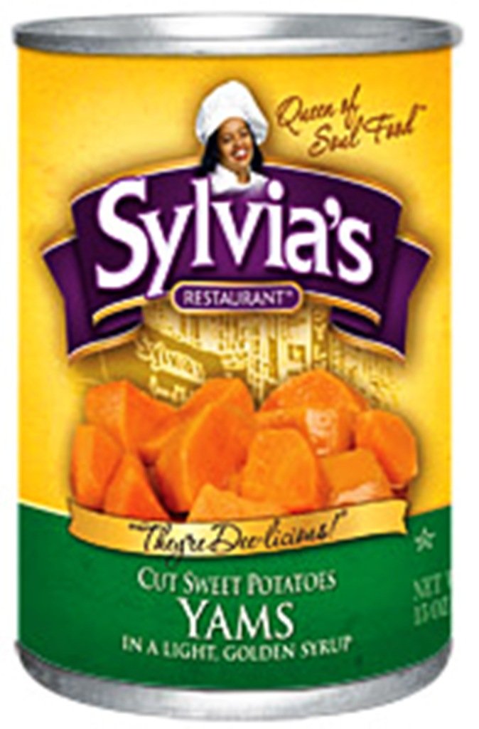 Sylvia's Yams in Light Syrup, 15 Ounce Cans (Pack of 24)