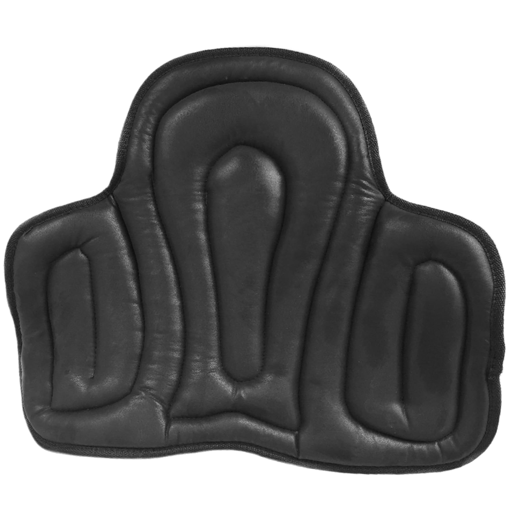 Cojín de silla de montar de cuero, cojín de asiento occidental, almohadilla de silla de caballo absorbente de golpes con correa de fijación, suave, multiusos, 20 x 16 pulgadas, almohadilla de silla de