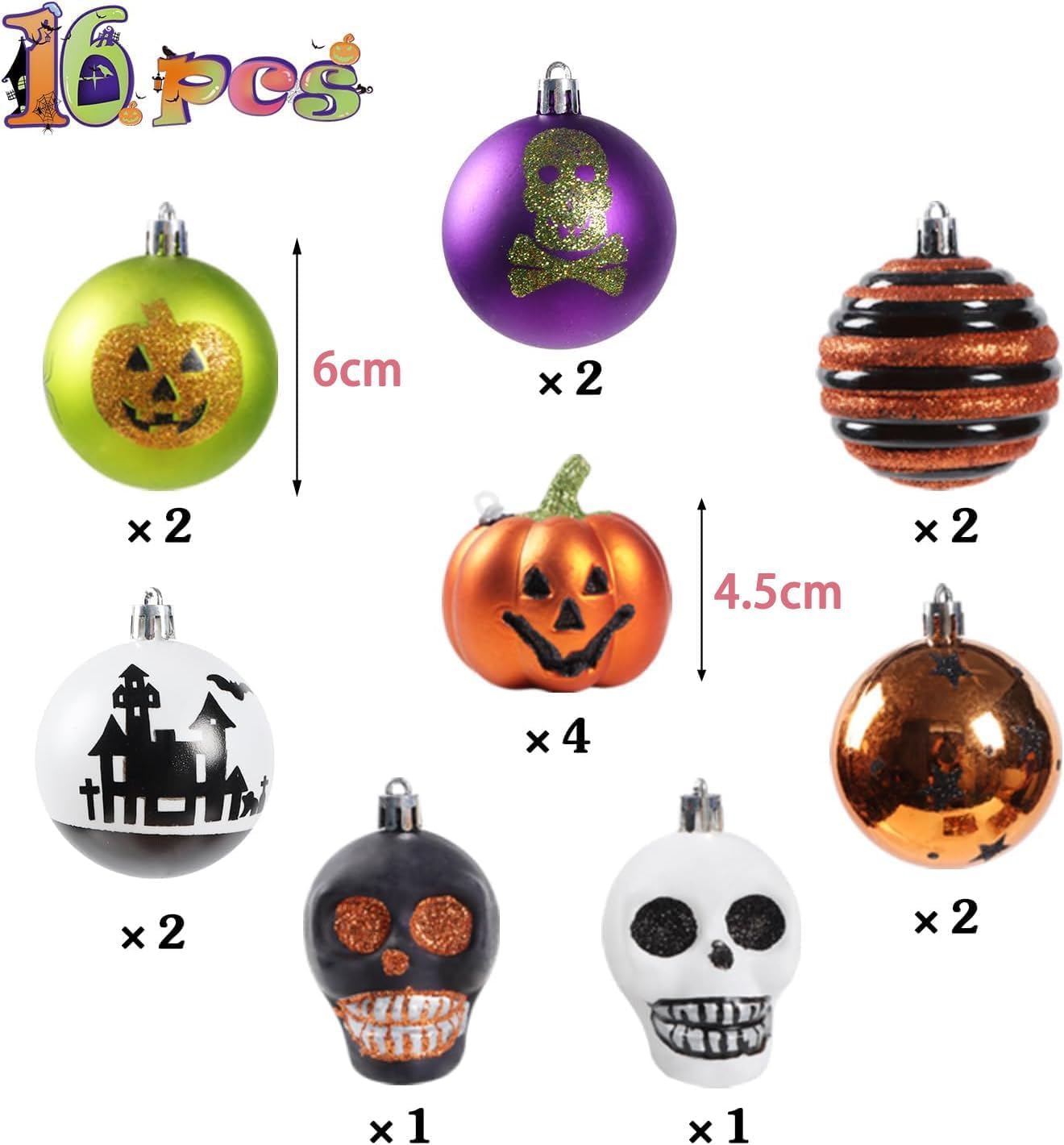 Amazon | SVNVIOZ ハロウィン 飾り かぼちゃ 6cm ボール