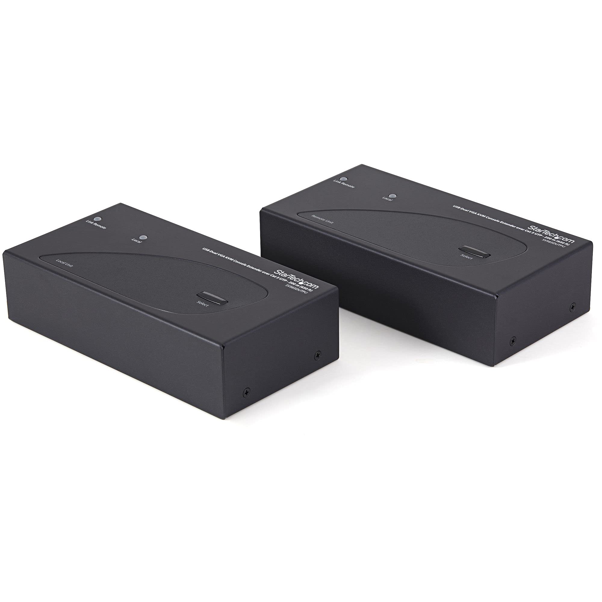Amazon.com: StarTech.com 650 ft/200m USB 2.0 Dual VGA KVM Console ...