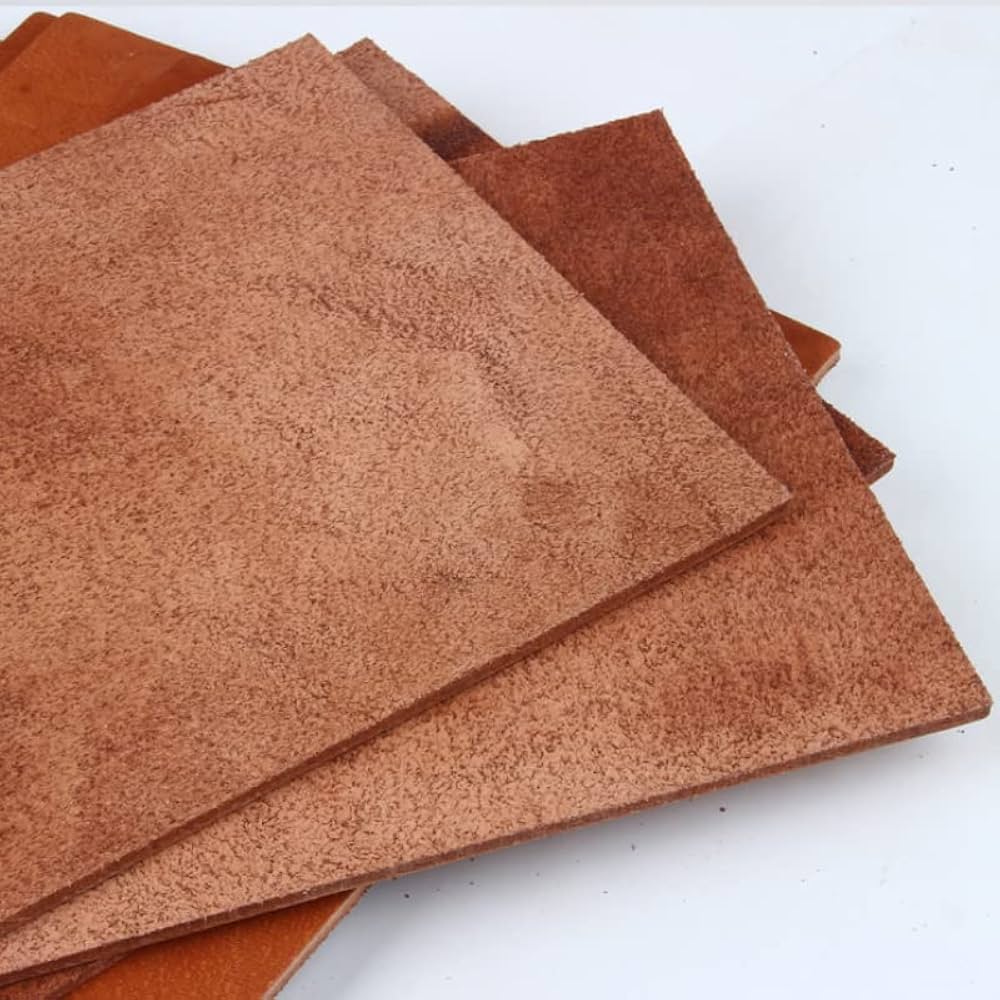 Amazon.co.jp: 5mm厚の具体的な革生地ビンテージ牛革野菜の