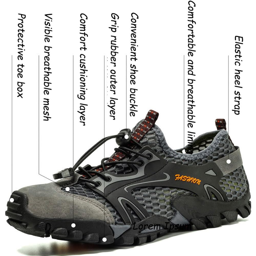 Męskie obuwie trekkingowe,buty boso,sandały turystyczne,letnie buty turystyczne,szybkoschnące,buty do biegania w terenie, ddychające buty do biegania siłownia buty do chodzenia buty do wody,38-50 EU