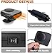 12V Portable Car Heater & Defroster - 150W, Plugs into Cigarette Lighter, 2-in-1 Heating & Cooling for Quick Anti-Fog Warmth, Demister for Car/Vehicle/Truck/SUV