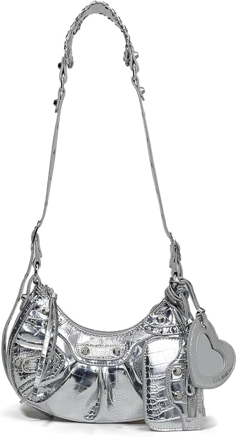 Wallet shoulder bag／silver Michael Kors Leather Shoulder Bag | Silver | FARFETCH