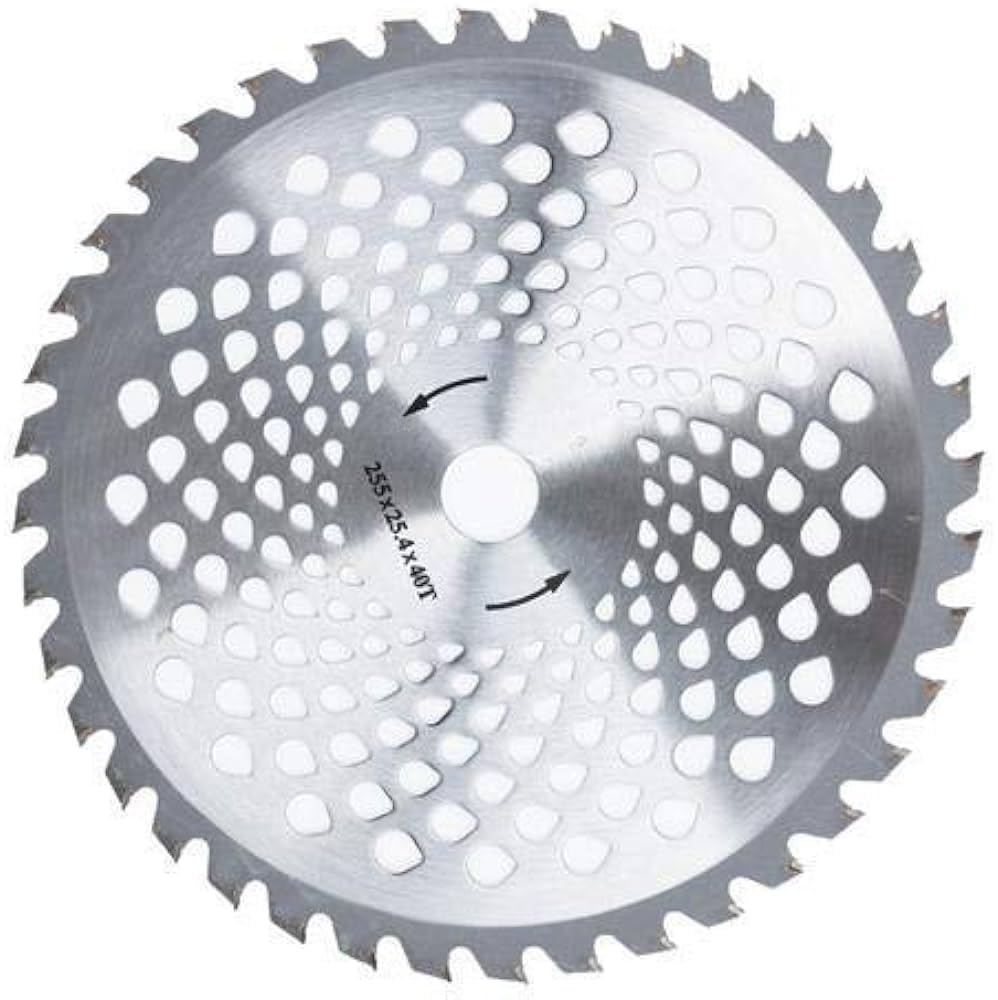 40T TCT Brush Cutter Blade – 40-Tooth Tungsten Carbide Tipped Blade for Backpack & Side-Pack Grass Cutters, Crop Harvesters, Crop Cutters & Lawn Mowers | Heavy-Duty Precision Cutting Disc-image-9