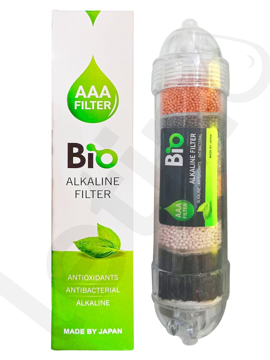 Letino Antioxidant Alkaline Antibacterial Cartridge(AAA Alkaline), Rich in Minerals Suitable for RO Water Purifiers - With Ph Tester Droper & 2pc Lbow Connectors-image-11