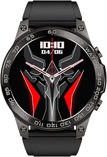 Smartwatch Tela sensível ao toque colorida HD de 1,43" Chamada BT Vários modos esportivos IP68 à prova d'água Monitor de frequência cardíaca Relógio Modo de pausa Compatível com Android iOS