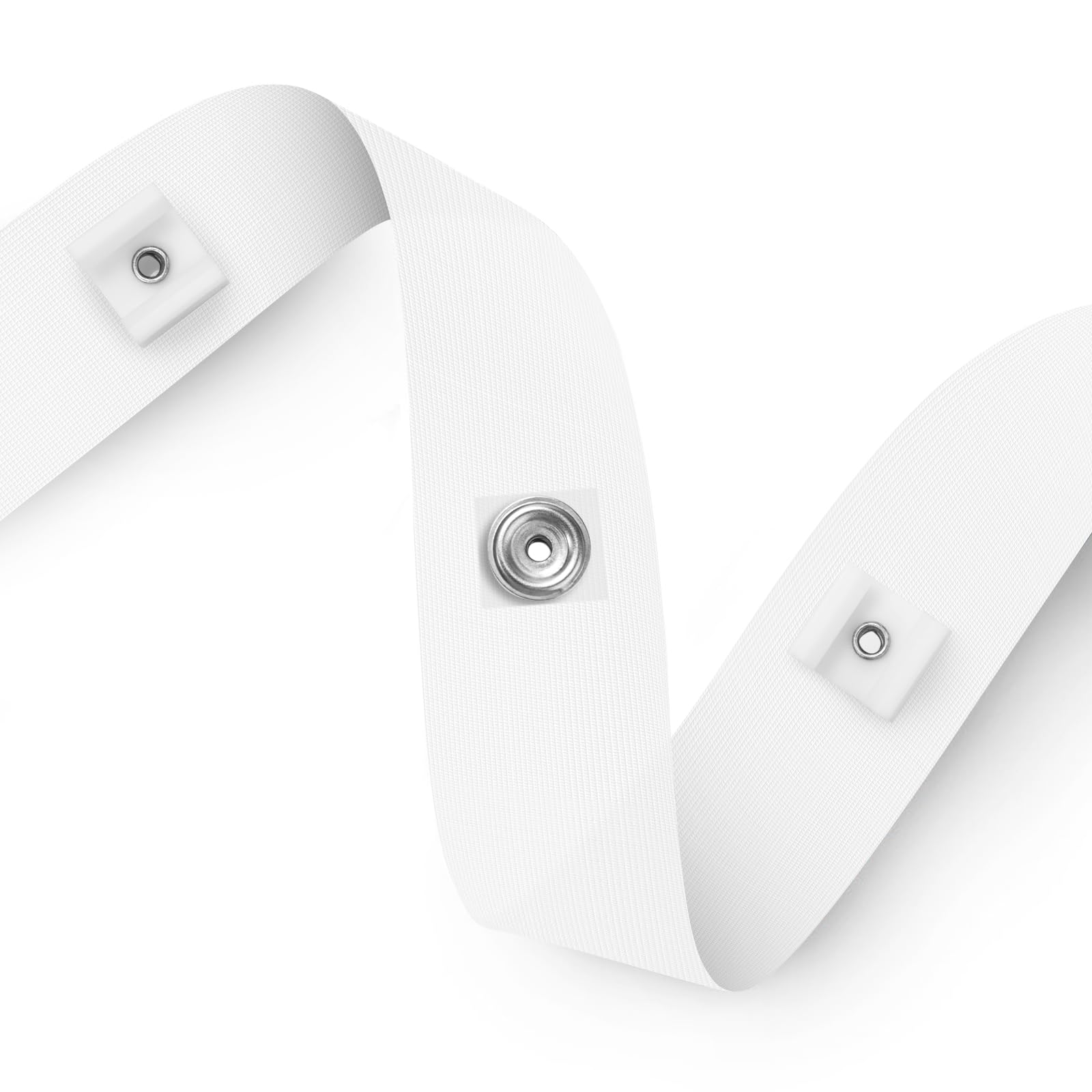 HASANBAR RV Clear Glide Tape, Glides for RV Curtains 1/2