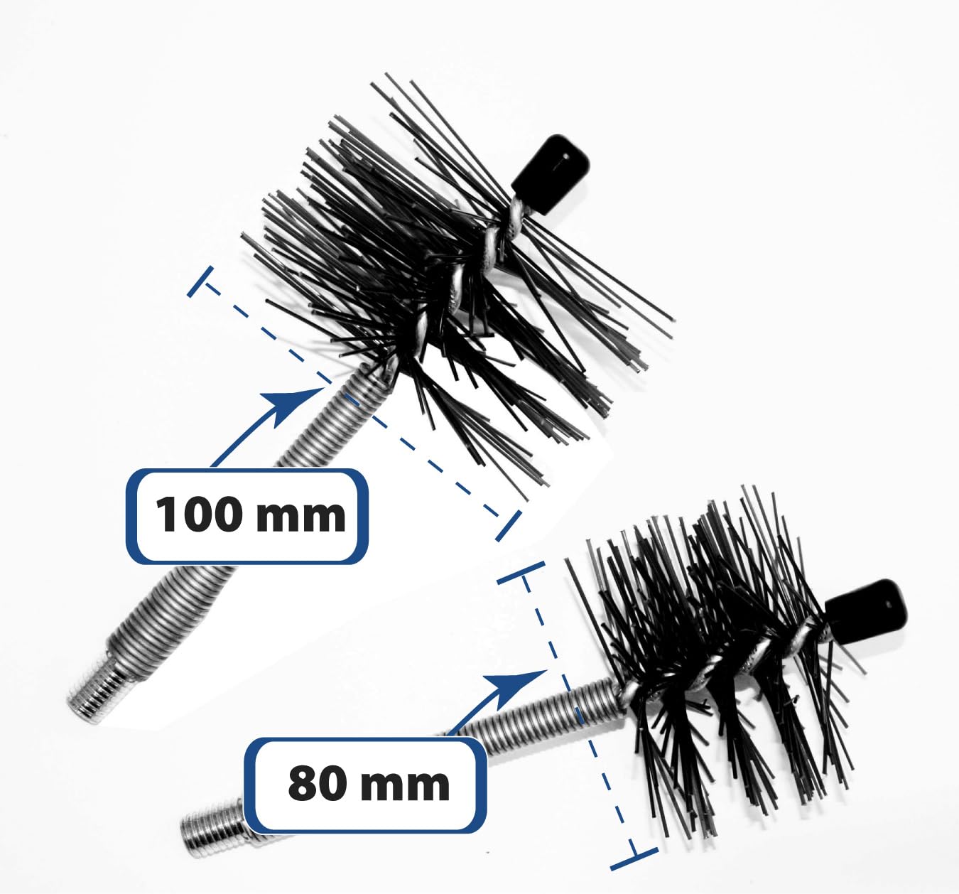Nuovo ULTRABrush Kit pulizia Canna Fumaria stufa a Pellet Set 3 pezzi