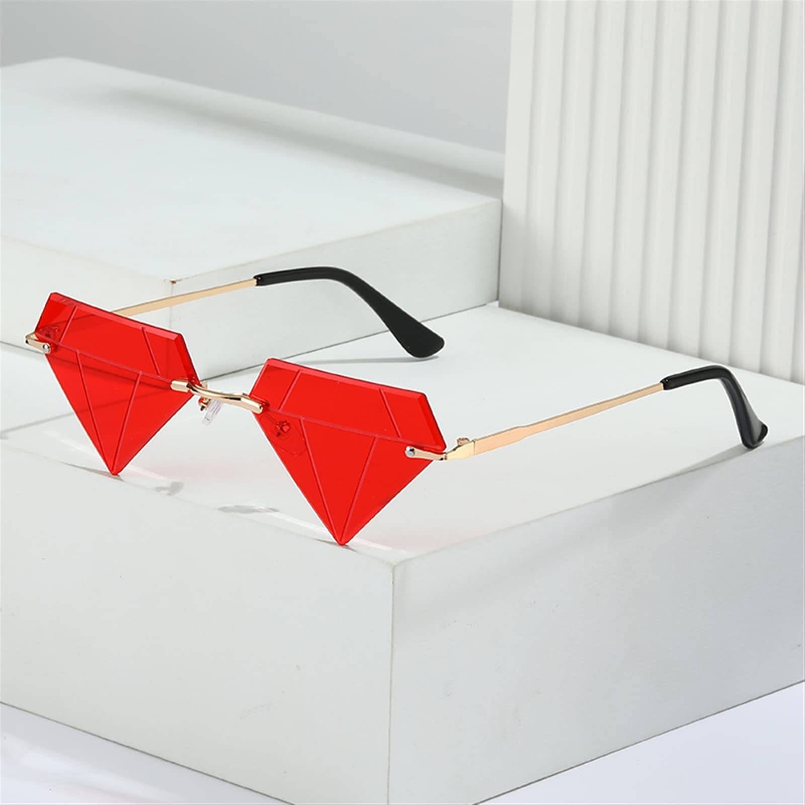 Okulary przeciwsłoneczne kobiety, okulary przeciwsłoneczne kobiet, małe ramy, okulary przeciwsłoneczne, nieregularne piłki, śmieszne okulary diamentowe, kobiety