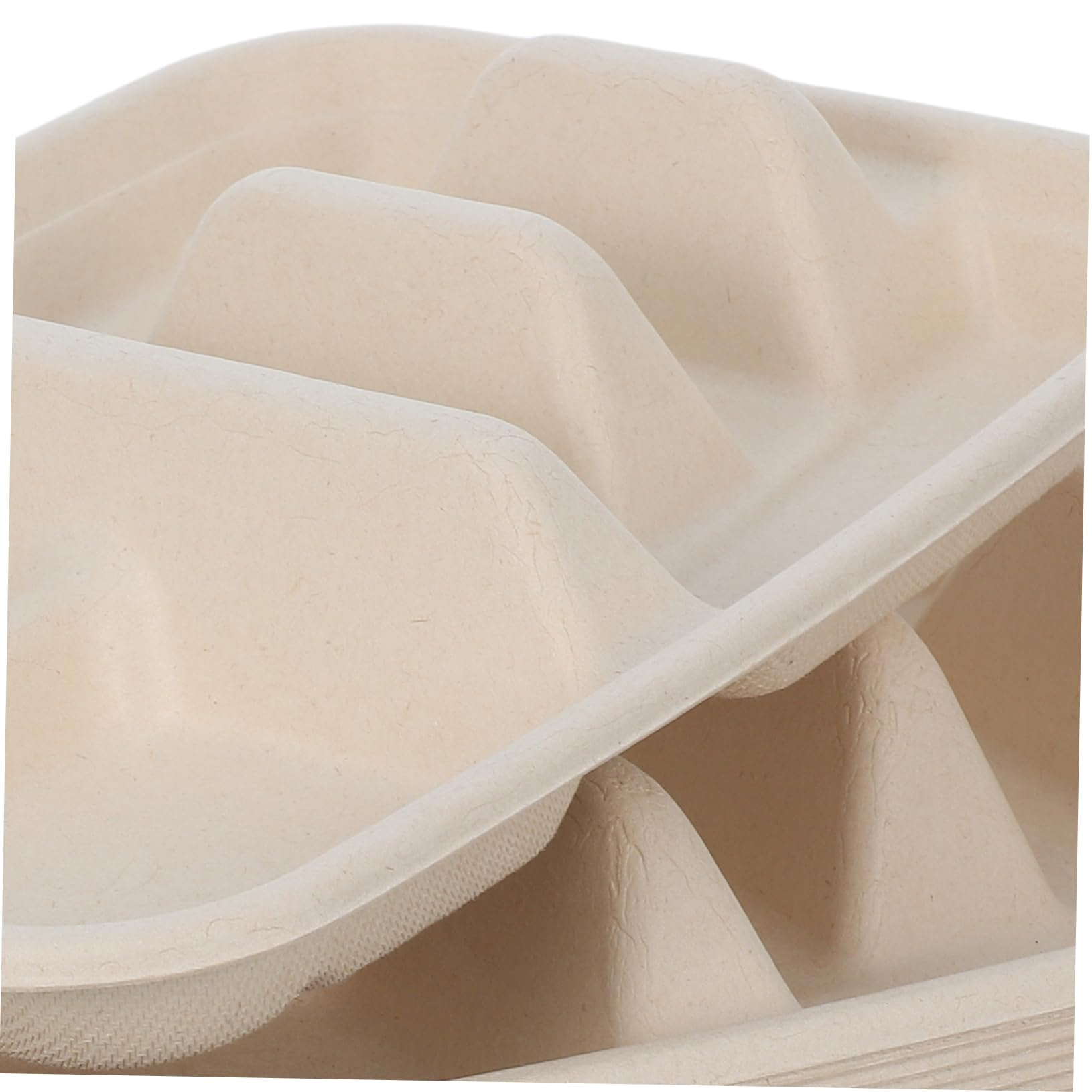 MAGICLULU 25 Stück Tortilla Halter aus Zuckerrohr und Bambusfasern mit Trennern Pflegeleicht und Stilvoll für Partys und Familienfeiern