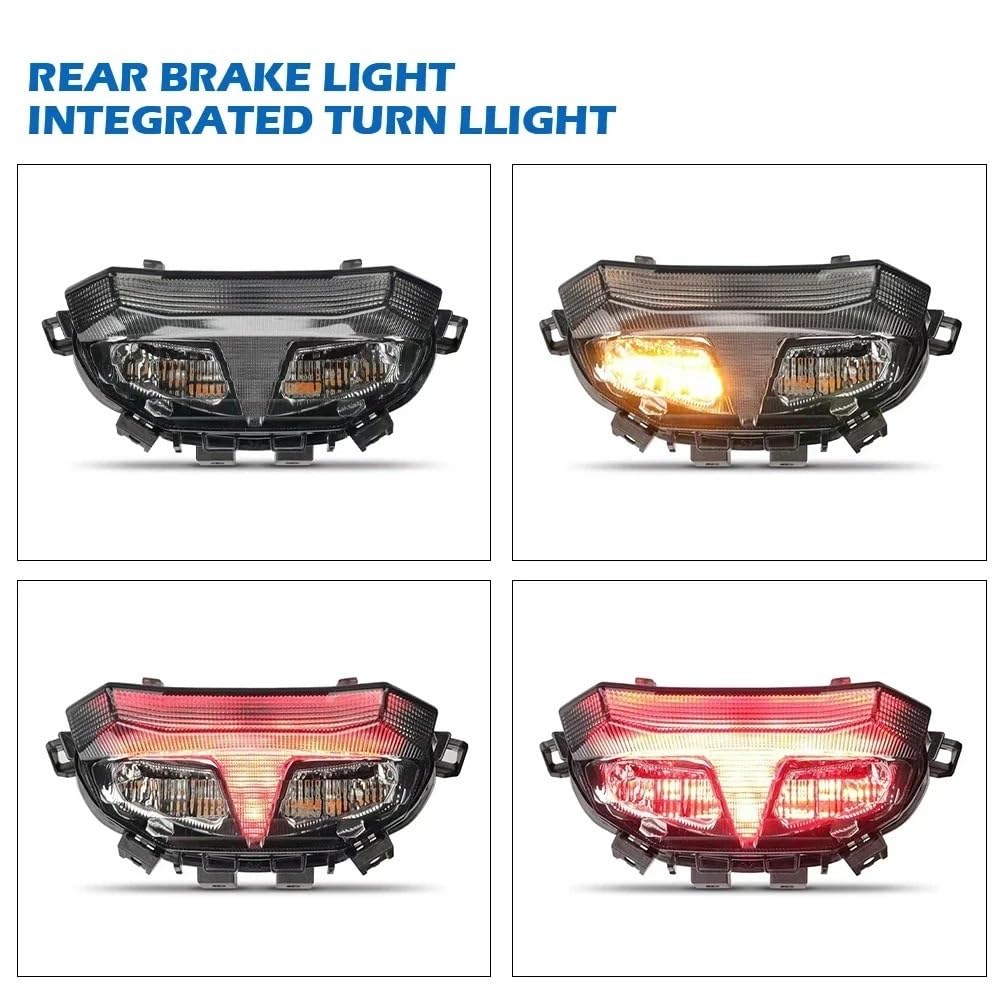 Motocyklowe światła Pasuje do MT09 Y-AMT MT-09SP 2025 tylny hamulec motocyklowy lampa stop Taillight kierunkowskaz światło tylne światło hamowania