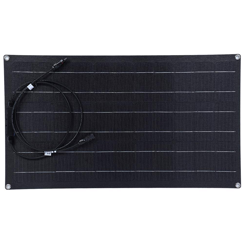Pannello Solare Flessibile da 50 W per la Ricarica Off-grid | Costruzione leggera e durevole, alta efficienza, adatta per , barche, uso esterno