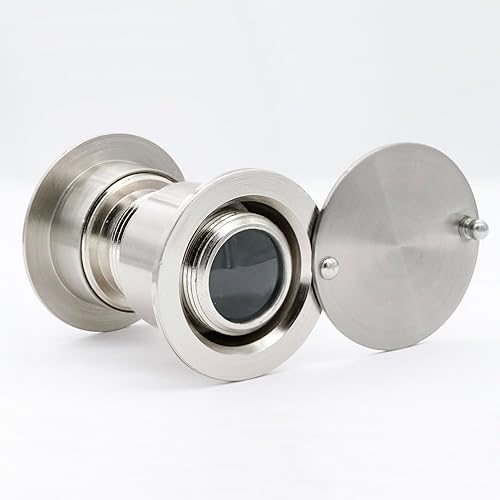 Miniatura 2 de Visor de seguridad de seguridad unidireccional para puerta delantera con ángulo de 220 grados, mirilla resistente hecha de latón con cubierta de