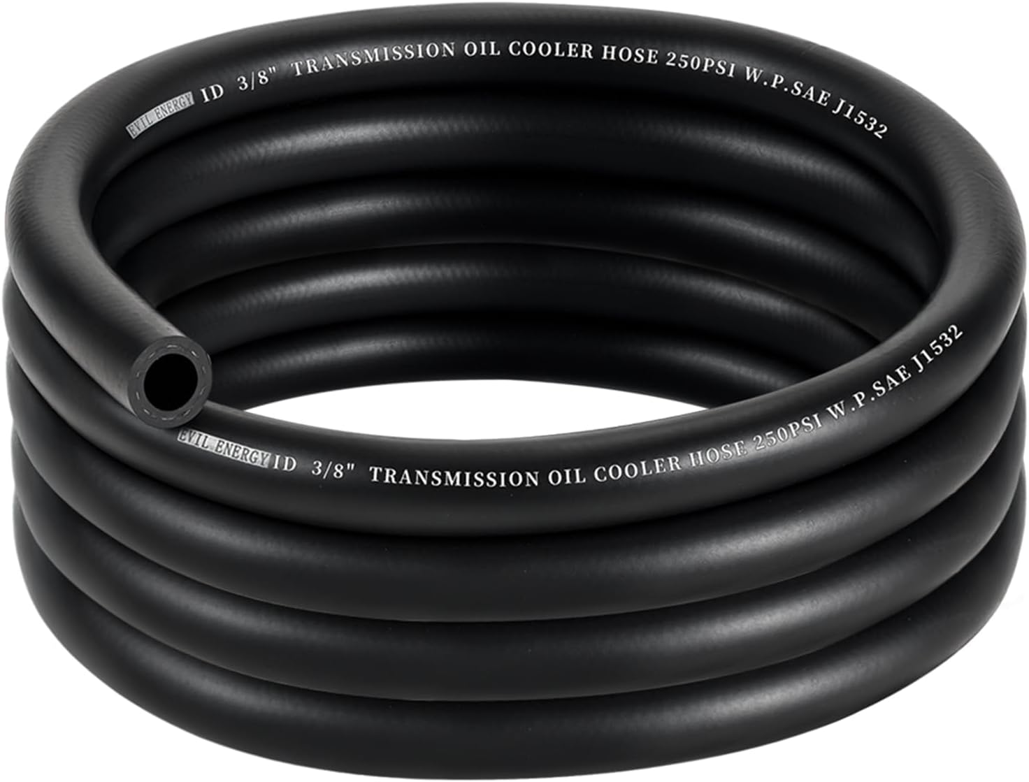 EVIL ENERGY 3/8" Transmission Oil Cooler Hose 10FT 250PSI SAE J1532