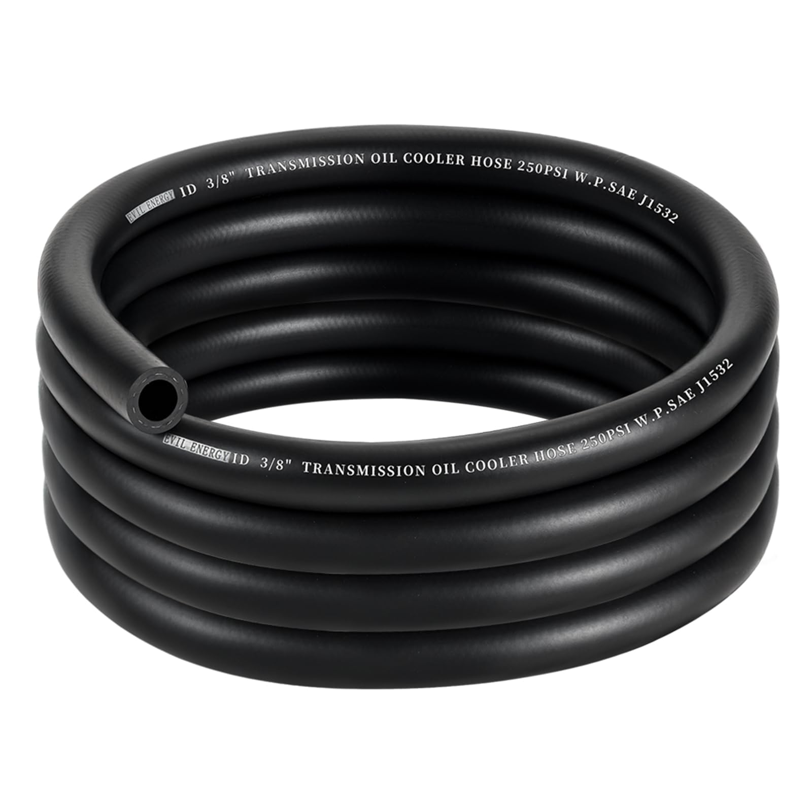 EVIL ENERGY 3/8" Transmission Oil Cooler Hose 10FT 250PSI SAE J1532