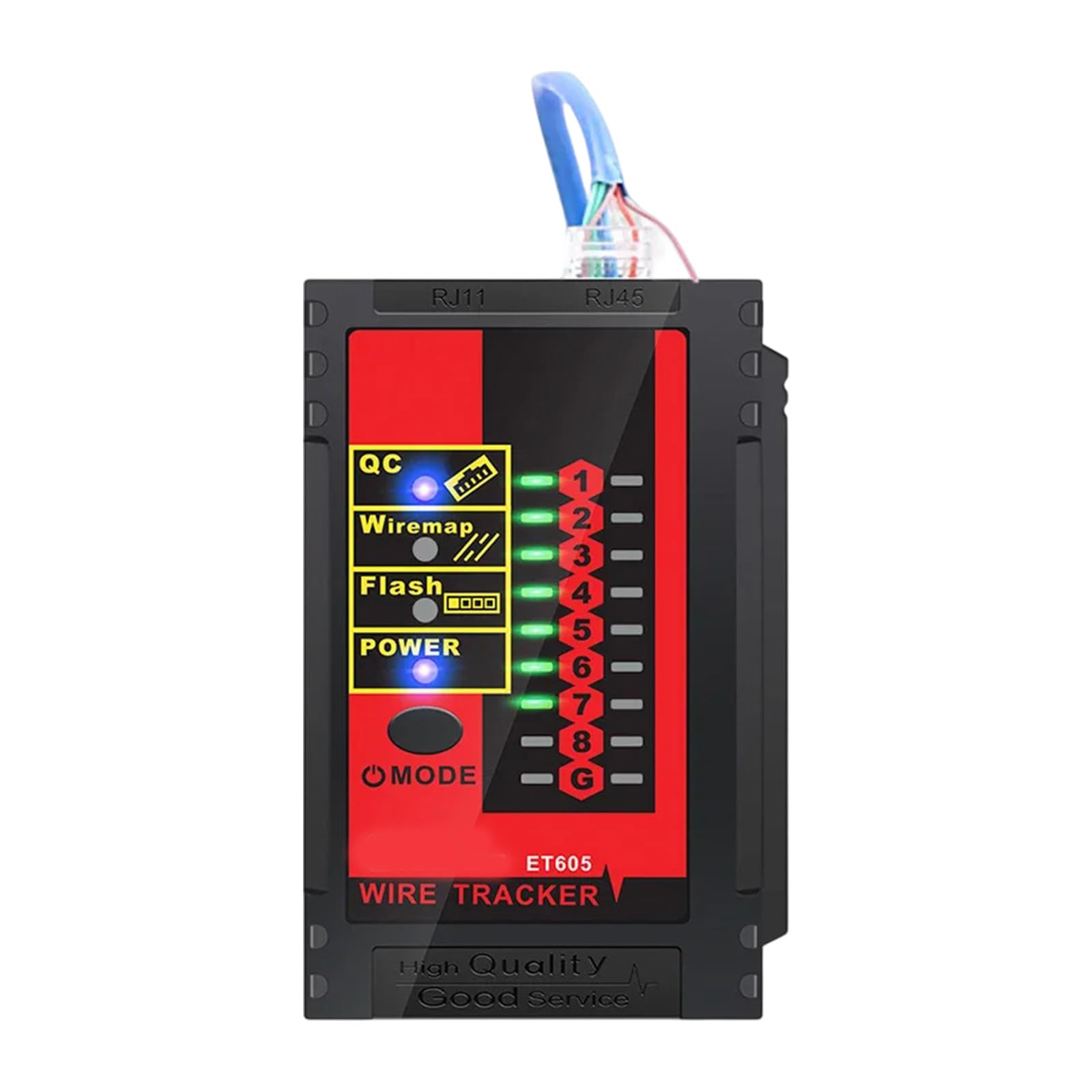 Ljmyy Professional RJ45 RJ11 Networking Cable Tester For Fast And Accurate Wire Connectivity in Homes Or Offices