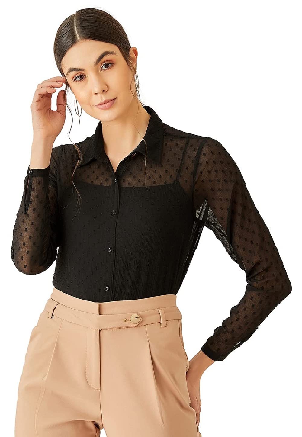 mizago Women's Classic Fit Regular Shirt-picture-13