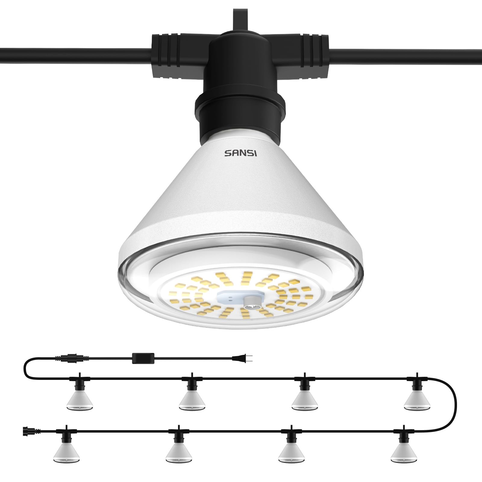 Amazon.com: SANSI 192W String LED Grow Light, 1500W Equiv. Full