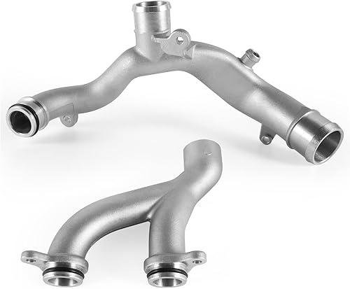 Miniatura 5 de (Parte OEM) LR090630 LR092992 AJ813917 AJ813865 C2Z28536 Bomba de agua de aluminio Termostato Top Crossover Manguera para Land Rover LR4 Discovery