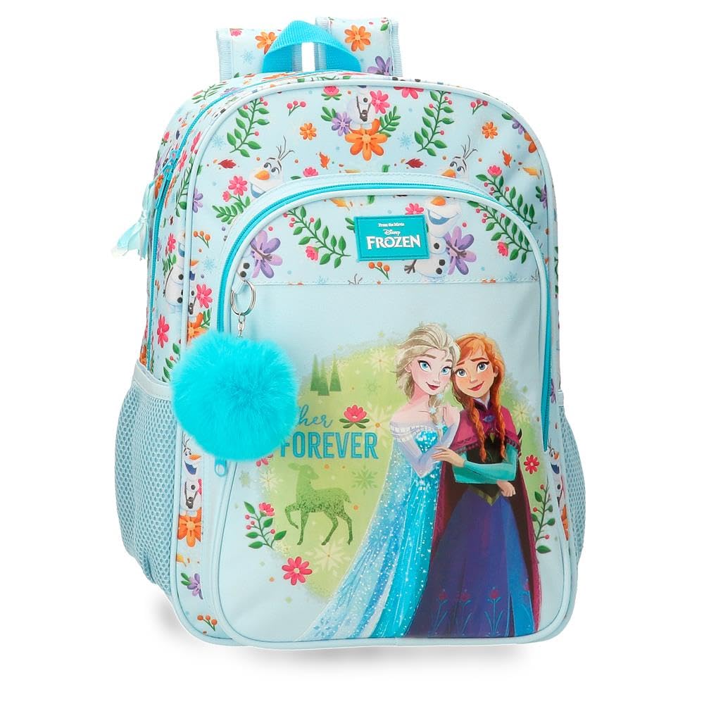 Disney Joumma Frozen Forever School Backpack Light Blue 30x40x12 cm Polyester 14.4L