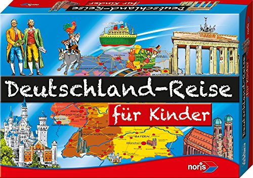 Noris 606013760 - Deutschland Reise für Kinder, Kinderspiel