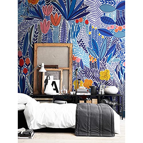 Papier Peint Foret Tropicale pour Rénover un Mur Abîmé Facilement 152x104
